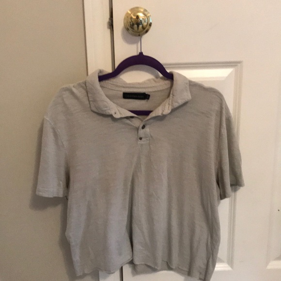 Cut Cropped Calvin Klein Jeans Collard Shirt - Picture 4 of 5